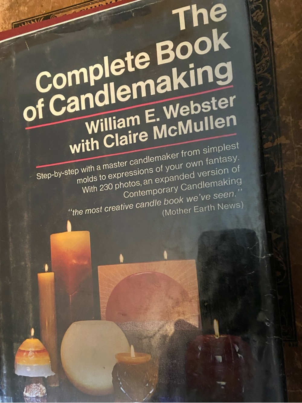 Vintage GROOVY 70s 1970s Book Candlemaking mushroom candle making  Hippie craft
